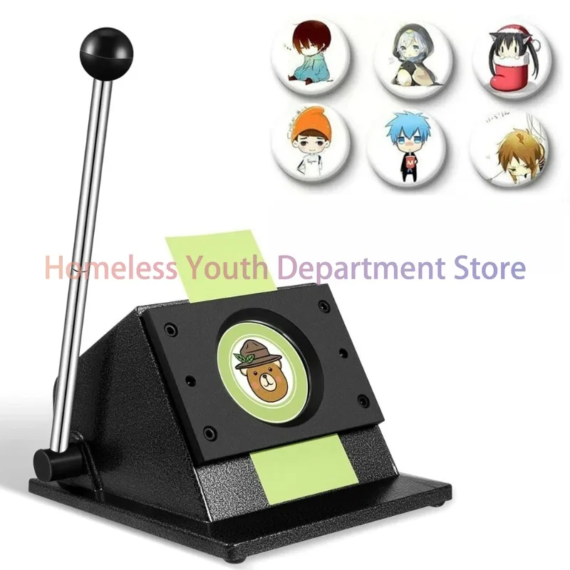 25MM-75MM Badge Button Maker Circle Cutter DIY,Round Paper Cutting Circle Knife, Button Badge Circle Cutter Paper Machine Tools