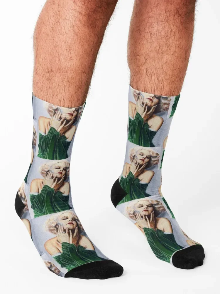 قلم رصاص ملون جان هارلو @ www.KeithMcDowellArtist.com   الجوارب هدية مضحكة الهوكي مخصص تشغيل الرجال الجوارب الفاخرة العلامة التجارية النسائية