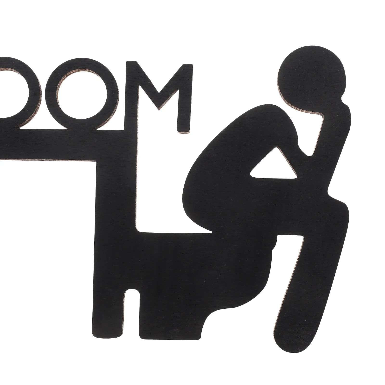 Bathroom Farmhouse Decor Sign Decoration Home Door Signs for Wall Wooden Hanger