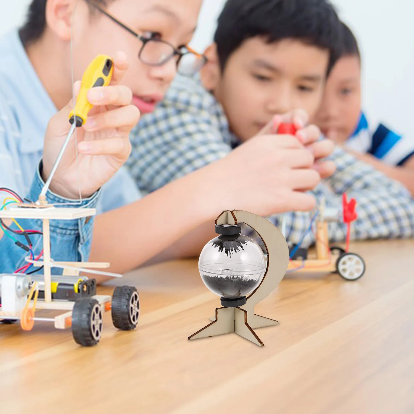 

Desktop Magnetism Science Experiment Kit Craft Making Handmade Teaching Prop Diy Material Experiments