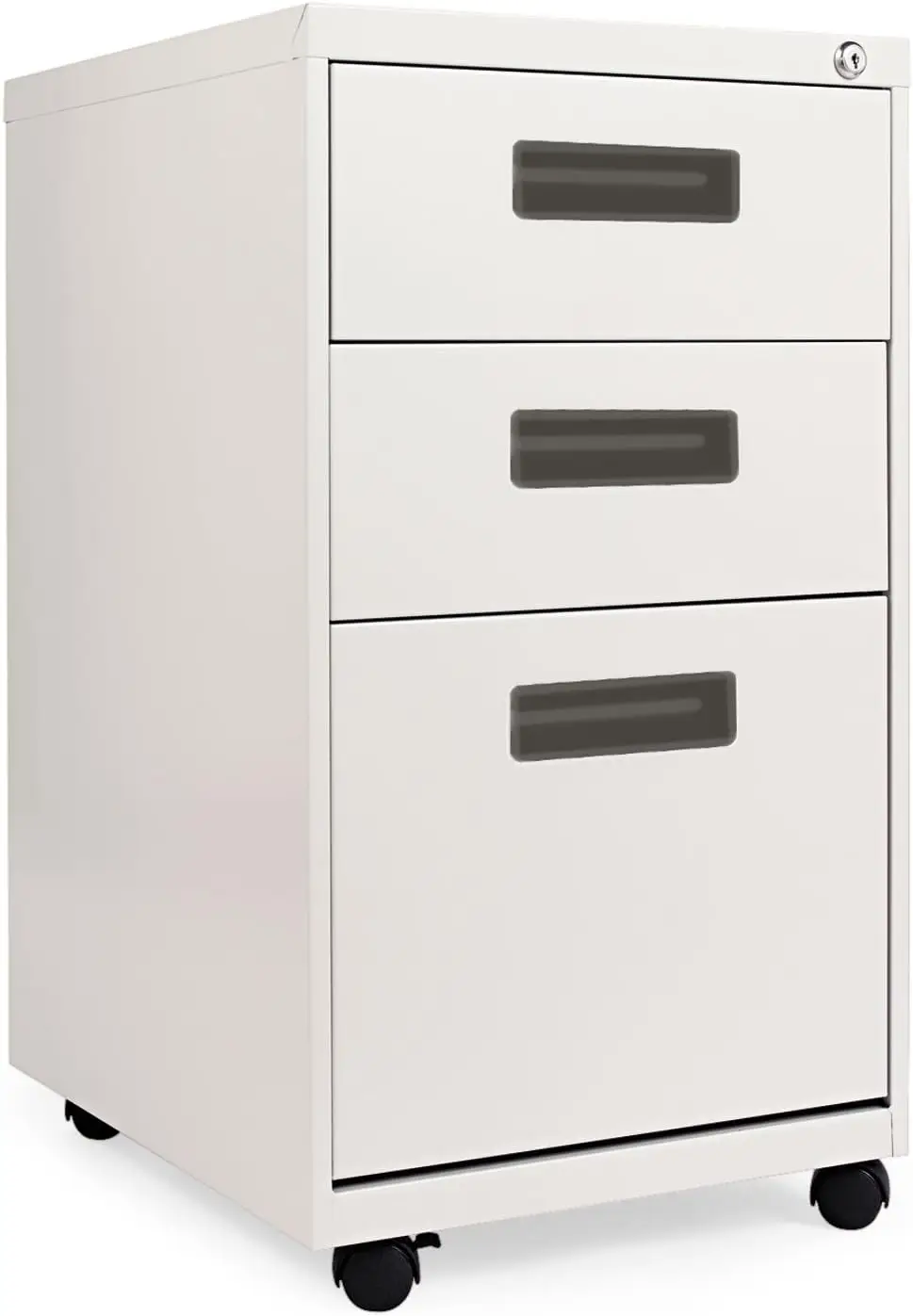 Alepabbf 14.96 In. X 19.29 In. X 27.75 In. 3-Drawers Box/Box/File Legal/Letter Left/Right File Pedestal - Light Gray