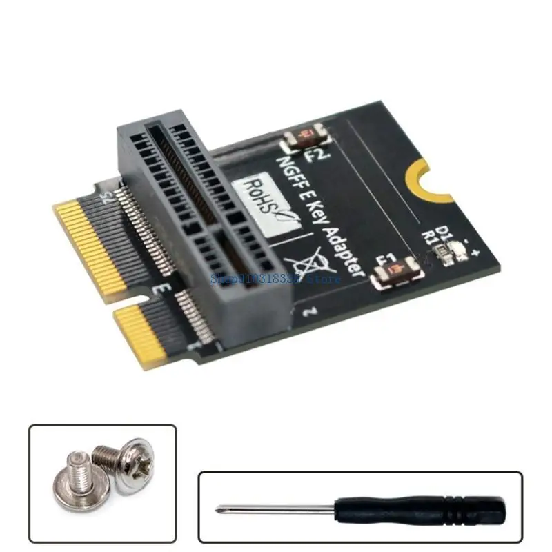 M.2 NGFF nvme SSD to M.2 A/E Adapter Vertical Installation for 2280 Type SSD