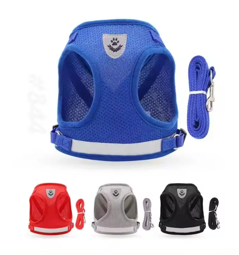 

Fashion Plaid Cat Harnesses for Cats Summer Mesh Pet Harness and Leash Set Katten Kitty Products for Accessories