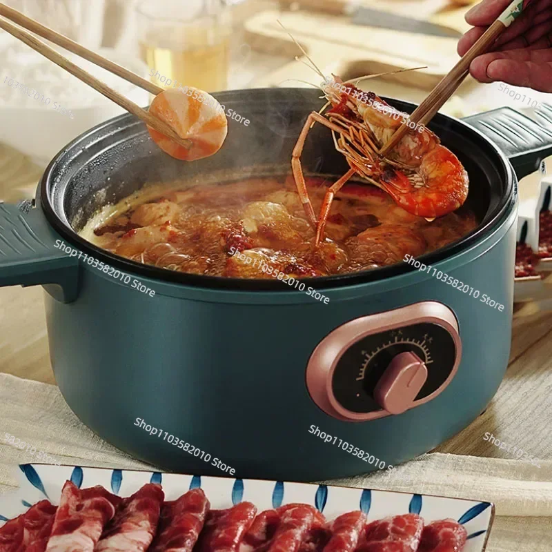 Upgrade 220V/1000W Integrated Household Electric Hot Pot ZG-YD217 Multifunctional Rice Cooker 3L Portable Desktop Electric
