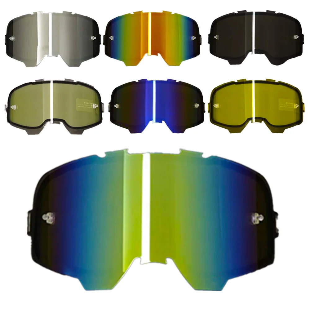 Double Layers Lens Compatible with VELOCITY 6.5 Motorcycle Goggles, 1/2/3PC Optional, Multiple Colors Available