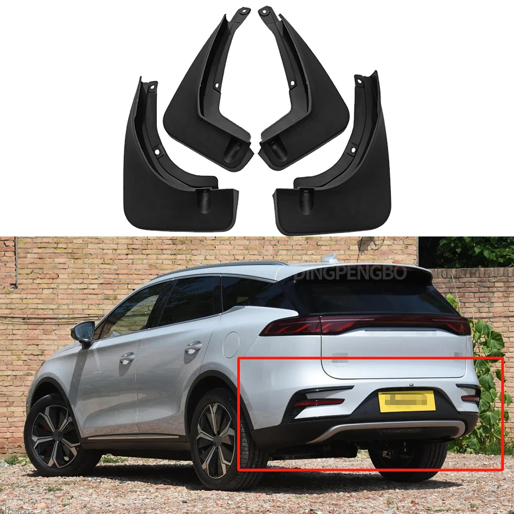 واقيات الطين لـ BYD TANG DMI EV 2021-2024 أجزاء الإطارات واقيات الطين مصدات الإطارات اللوحات الطينية ملحقات حراس العجلات إطار 4x