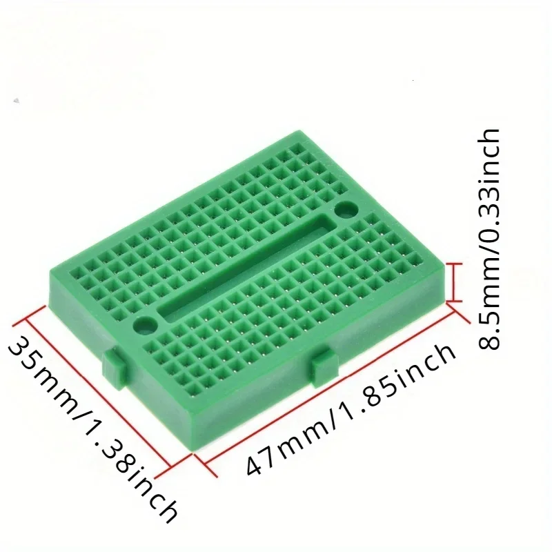 1/6pcs SYB-170 Mini Breadboard Solderless Prototype Test Board 35*47*8.5mm 6 Colors 170 Tie-points PCB Boards Set