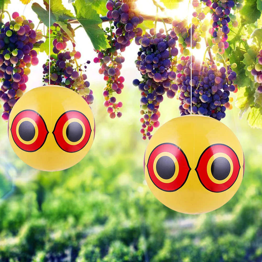 40CM Bird Repellent Scare Eye Balloons Hanging Bird Repellent Outdoor Repellent Pest Inflatable Ball Garden Accessories