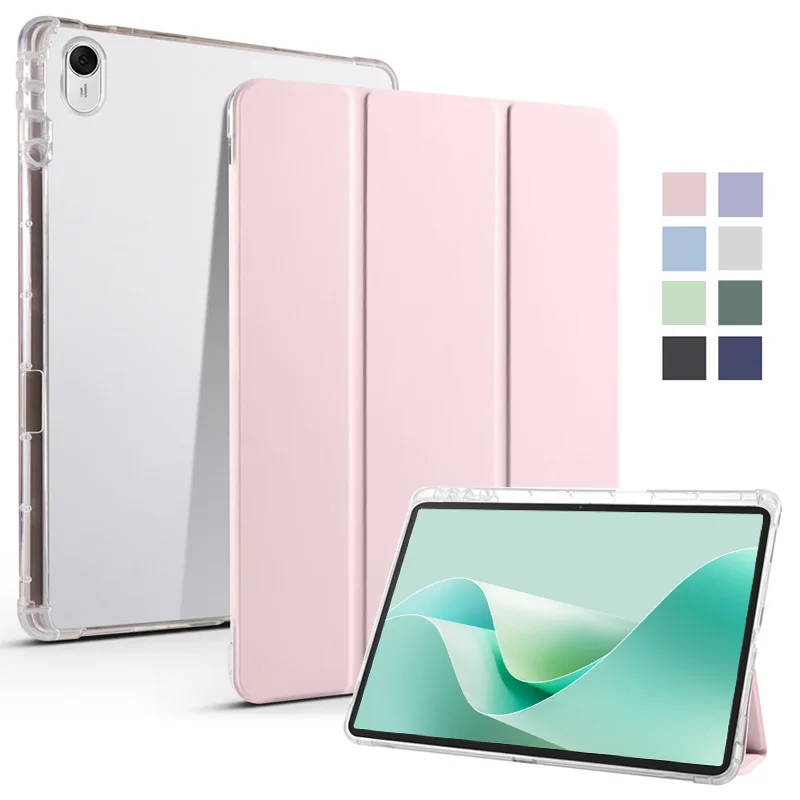 حافظة لهاتف هواوي MatePad 11.5 بوصة مع حامل قلم جلد ثلاثي الطي حامل خلفي ناعم للتابلت حافظة لهاتف هواوي Matepad 11.5s 11.5 s #1