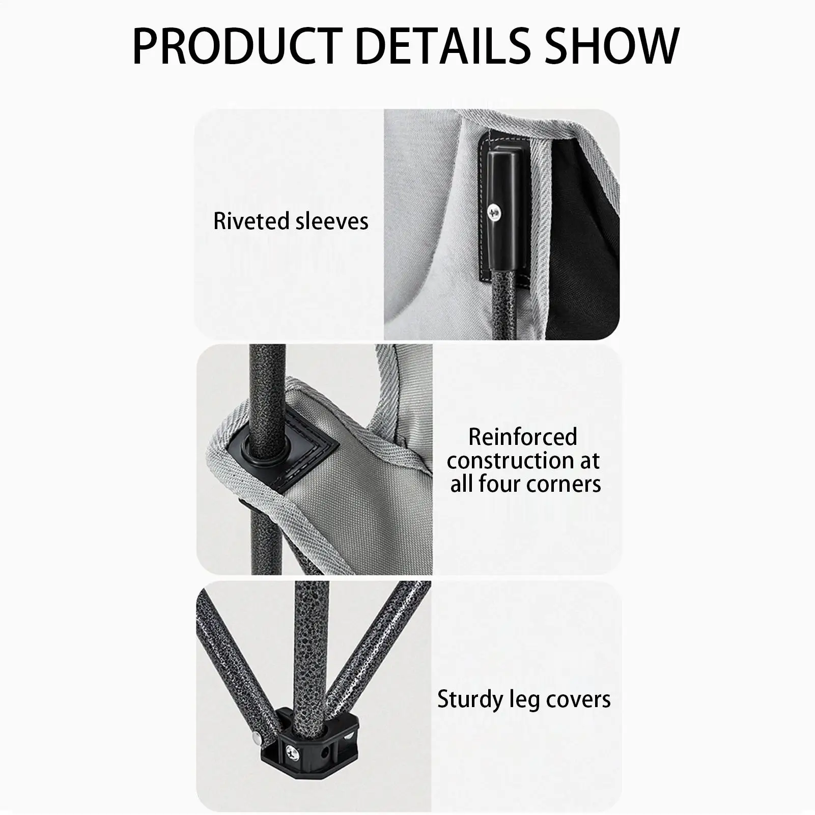 

Двухместный стул для кемпинга, складной сверхмощный портативный уличный инструмент, портативный диван для кемпинга для пикника, стадиона, спектратора, бейсбола