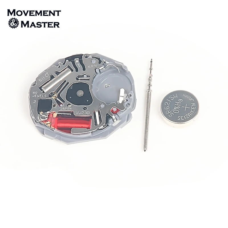 Vj23 Uhrwerk vj23b Quarz werk Japan neues Original 3 Zeiger Dual Kalender Uhrwerk Zubehör