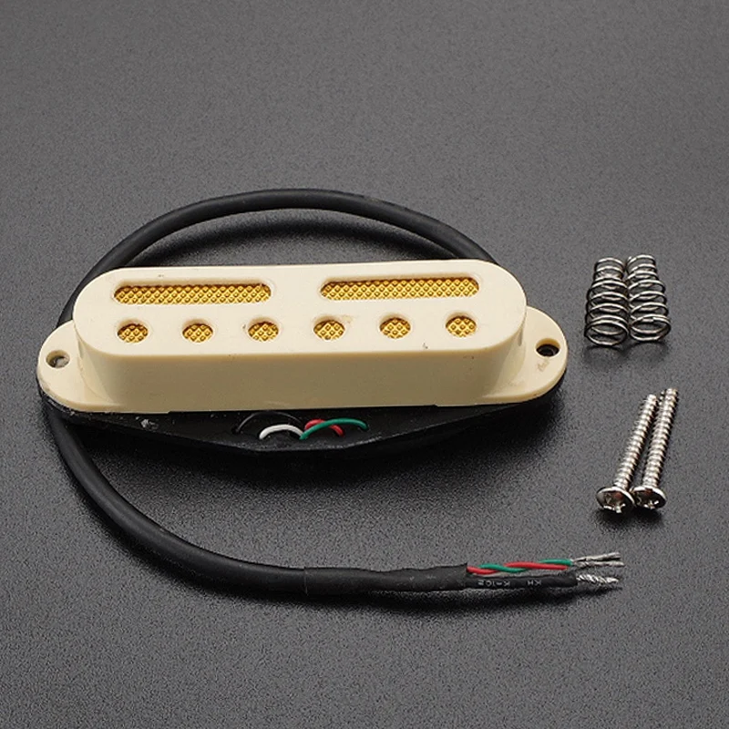 

GZMO Guitar Hot Rails Pickup Dual Coil 4 Wires Mini Humbucker Neck Pickup for Stratocaster Guitar Parts