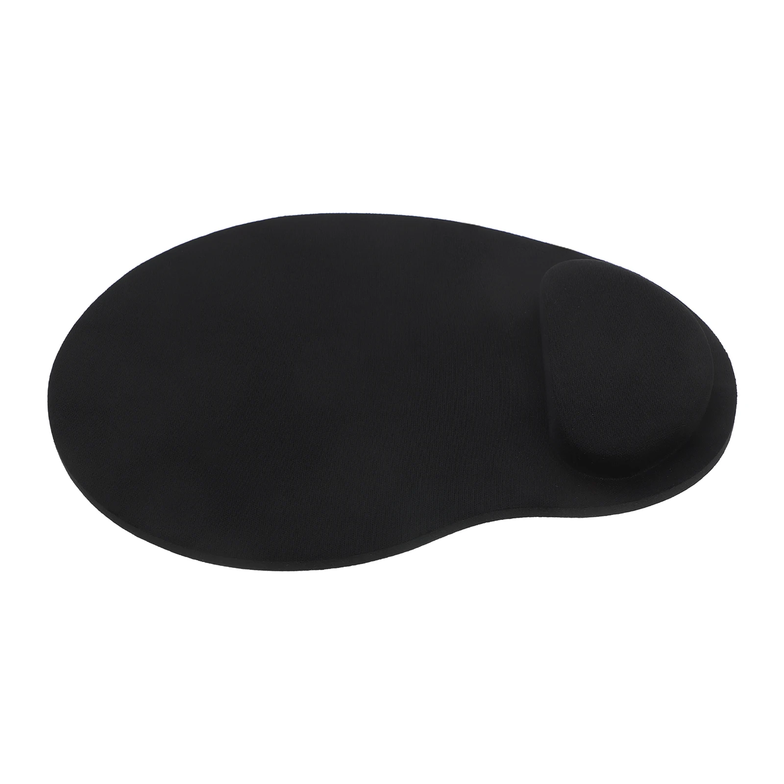 

Soft Wrist Rest Mouse Pad Ergonomic Computer Mat Gaming Cushion Non-Slip Comfortable Office Home Use Black Lightweight Cloth