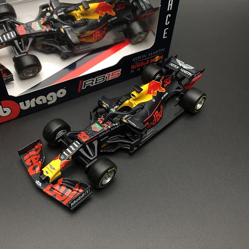 Burago 1:43 Red Bull Racing RB15 33 #   modelo de fundição modelo de carro simulação decoração de carro coleção brinquedo de presente