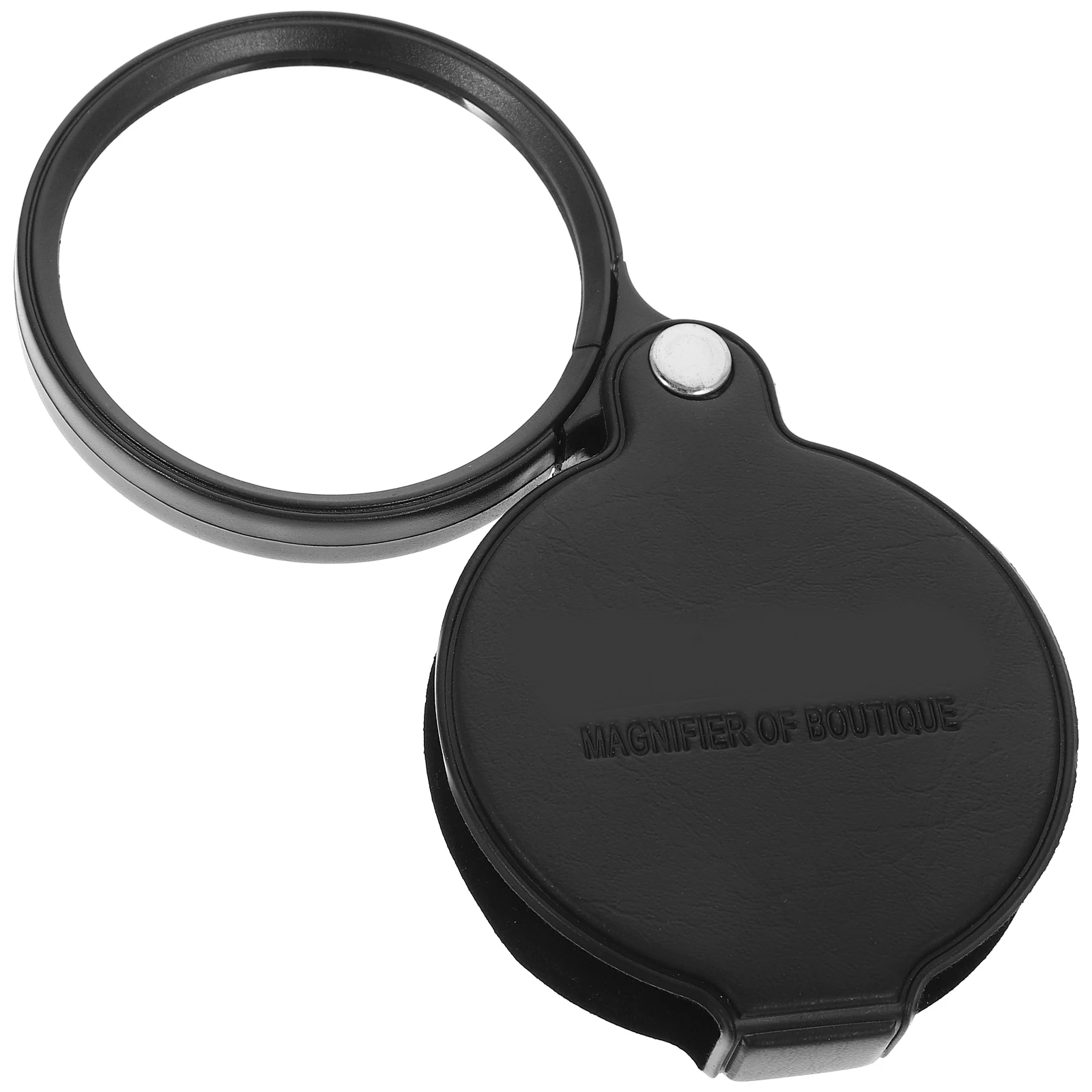 

Folding Magnifier 10X Portable Reading Glass For Elderly Lightweight Handheld Book Jewelry Map Inspection Compact Durable Design