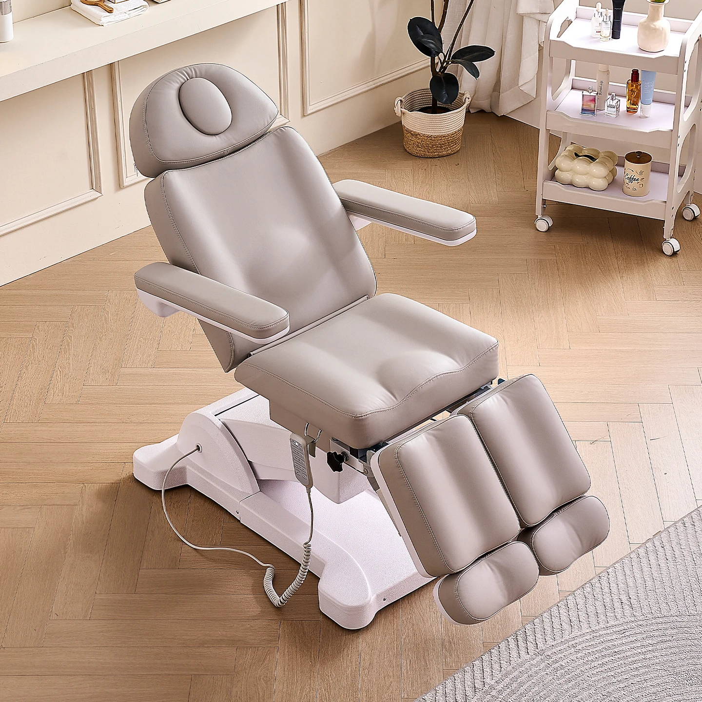 سرير التجميل الكهربائي كرسي باديكير كامل التلقائي رفع ساخنة كرسي سبا للعناية بالجسم الوشم الحاجب صالون الاستخدام المهني