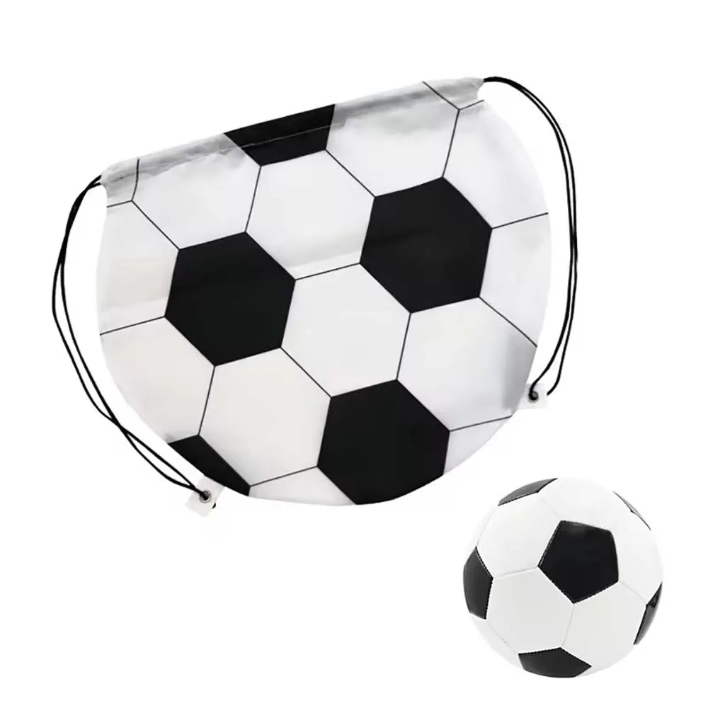 210D Portable Polyester Basketball Drawstring Bags Shoulder Backpack Soccer Rugby Storage Sports Bag Outdoor Sports Traveling view 3