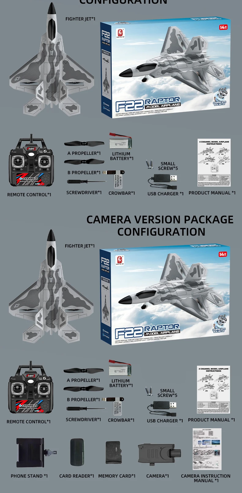 BM31 F22 Brushless RC Fighter 2.4G 4CH Remote Control Airplane EPP Foam Electric Model 490MM Biger Glider Toys for Adults