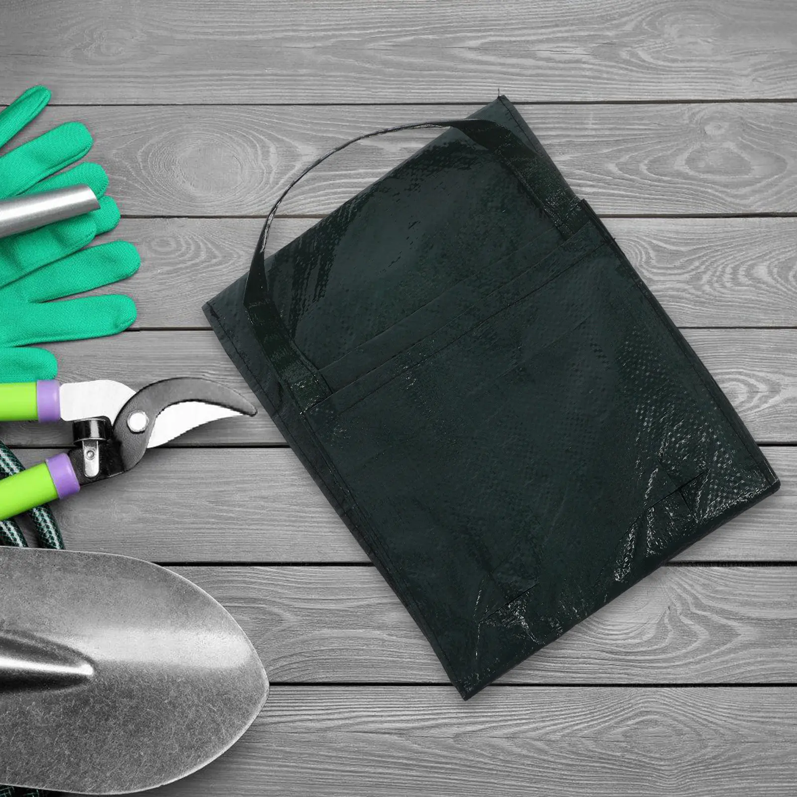 

5Pcs Hanging Strawberry Grow Bags Vertical Fabric Planter with 4 Holes Waterproof Weather Resistant for Patio Lawn Tomato