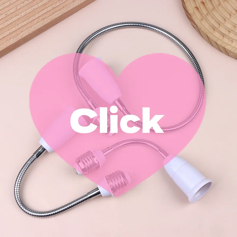 Flexible E27 To E27 LED Screw Lamp Base Bulb Socket Extender Extension Light Holder Lamp Base Light Socket Adapter Converter