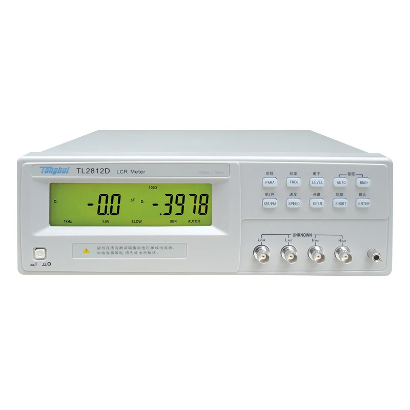 Tonghui TL2812D LCR Meter High precision Parameter Tester Test Frequency 100Hz, 120Hz, 1kHz, 10kHz