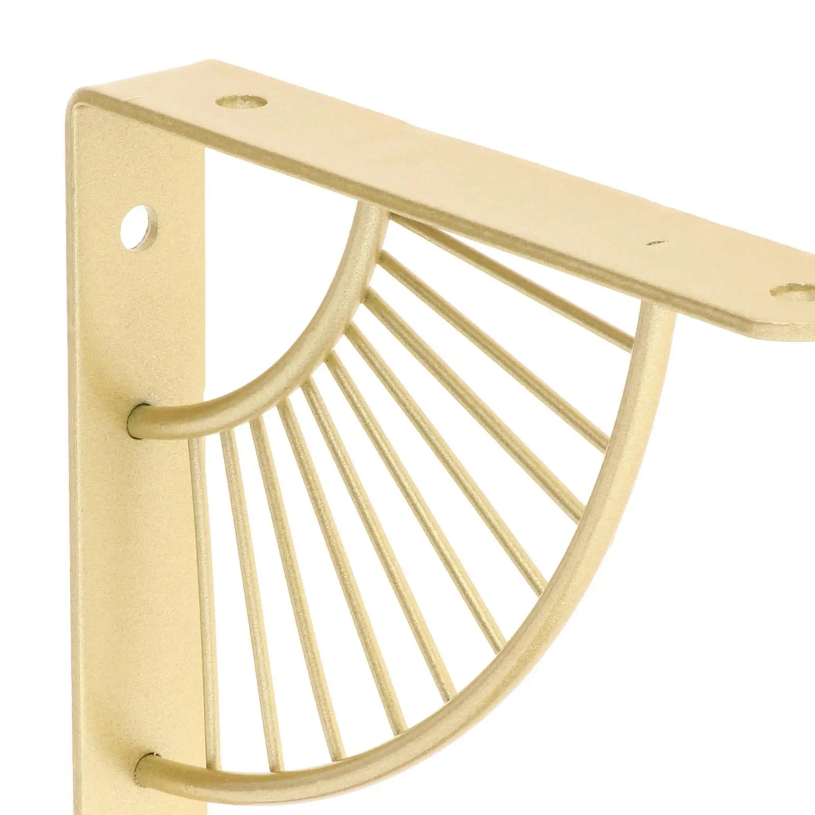 Heavy Duty Wall Mount Shelf Brackets Fan Shaped Invisible Bracket for Room Shelf Kitchen Decoration