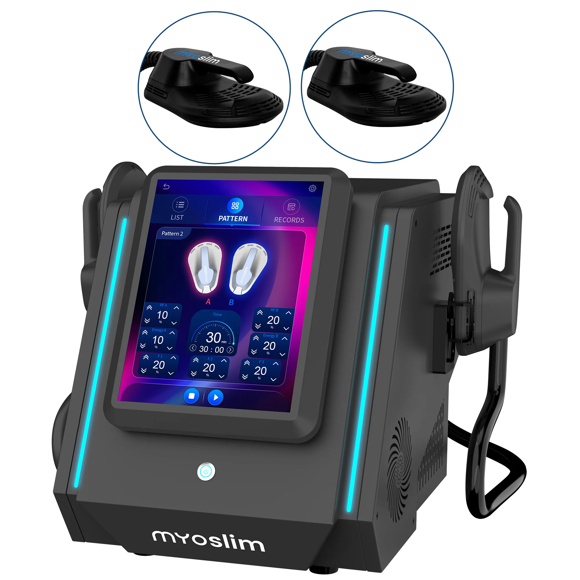 New RF MYOslim Sculpt Machine EMS Body Sculpting Weight Loss Massager Device 15 Electromagnetic Fat Slimming Muscle Stimulation