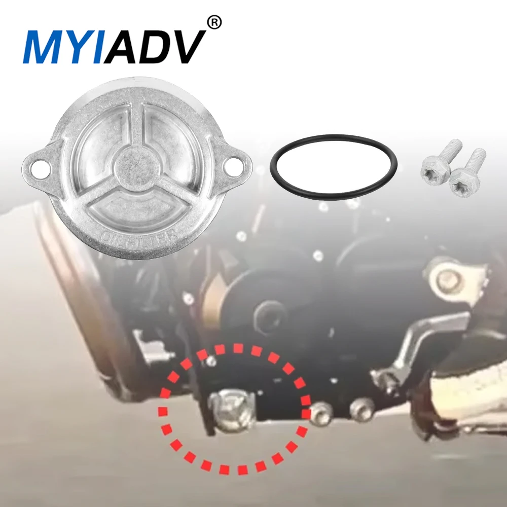 Motorcycle Oil Filter Cleaner Cover Sealing Ring Screw Engine Oil Caps For CFMOTO 800MT 800NK For CF800NK CF800MT 800 MT NK