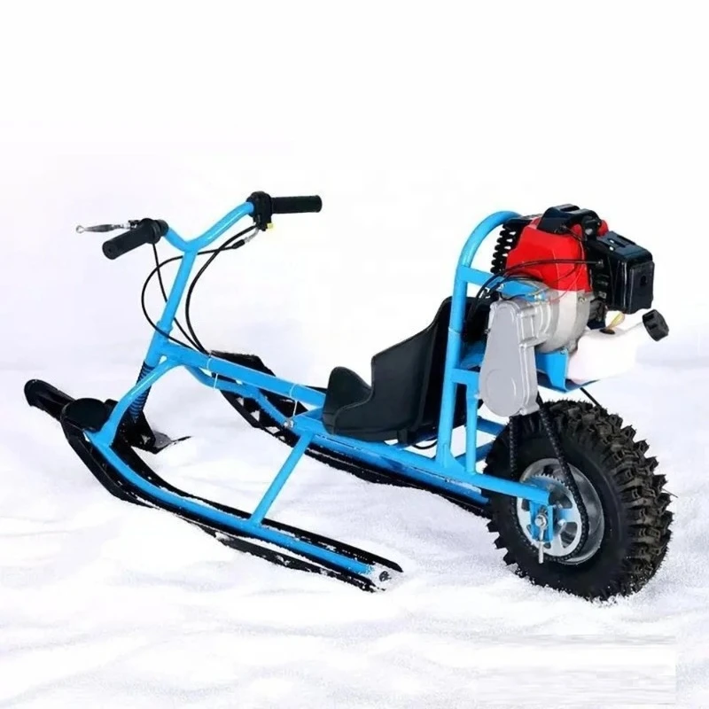 49CC Snowmobile For Children Skiing Equipments