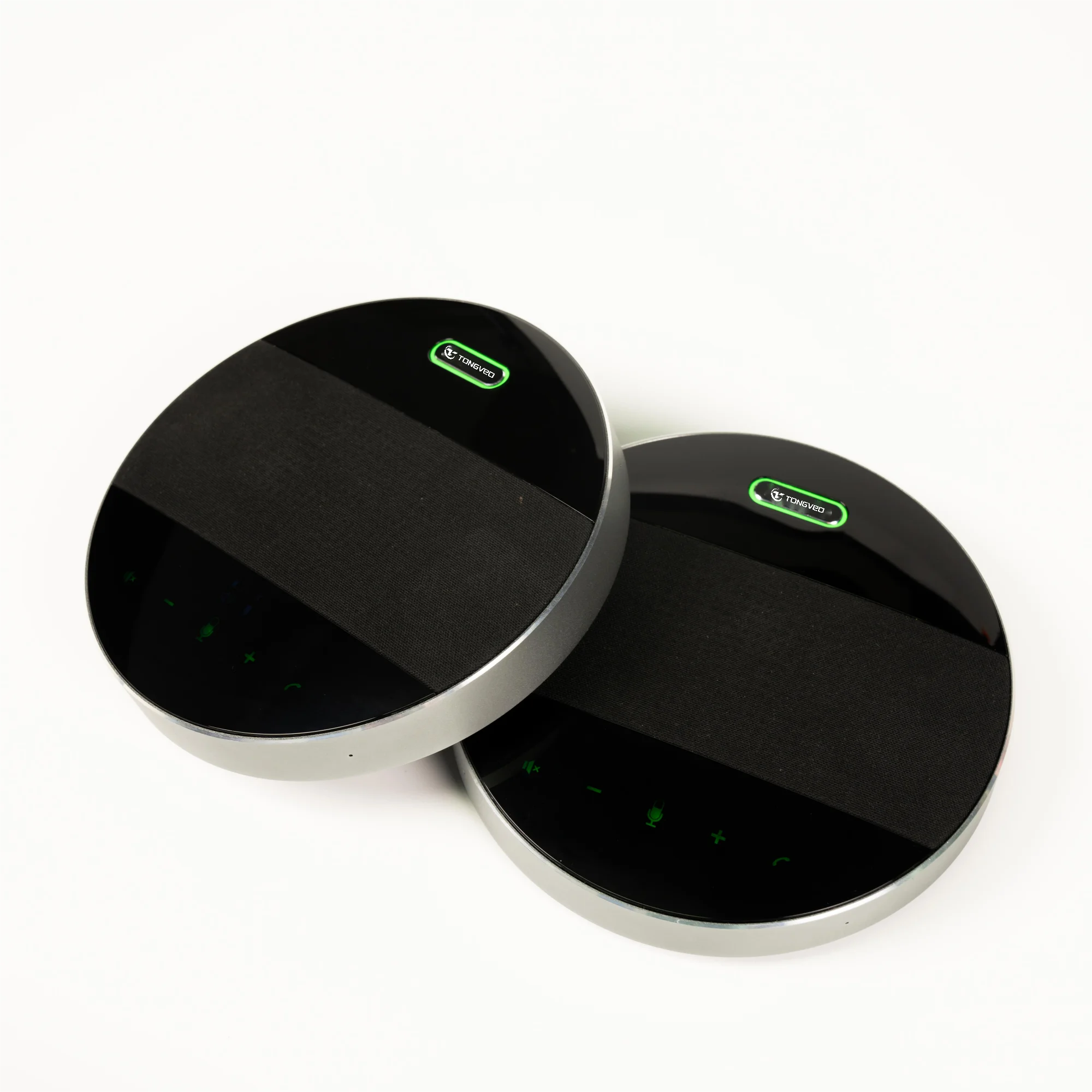 

12 Meters Pickup Range Daisy-Chain Speakerphone for 20-30 Attendees, Total 8 Mics, USB/Dongle/Blue-tooth Connect