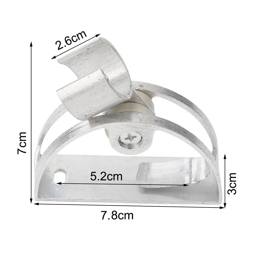 1 قطعة حامل رأس دش محمول الحمام الحائط الألومنيوم الحفر قوس اللكم المثبت منتجات الحمام قابل للتعديل