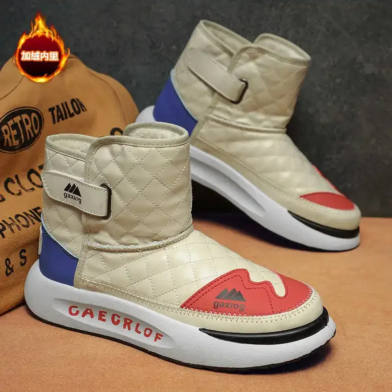 White Man Sports Man Boots Sneakers Shoes Gold Ankle Boots Athletics Loafers Sapateni Offers Beskets Obuv Basket Luxo - Image 2