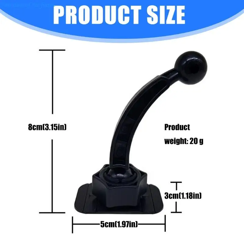 17 مللي متر وصلة كروية محول لاصق قاعدة حامل هاتف للوحة قيادة السيارة مكتب عمل E65A