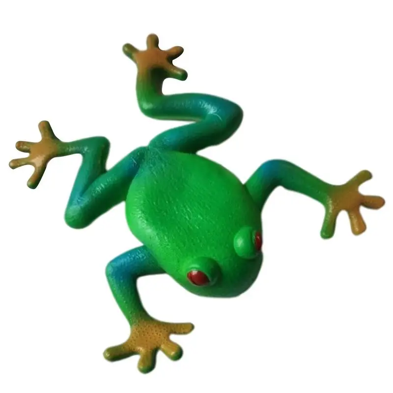 Stretchy Frogs Extrudable Squishhy Frog Party Favors Simulation Frog Slow Rising Squishiess Toys Relieve Stress Squeeze Kids