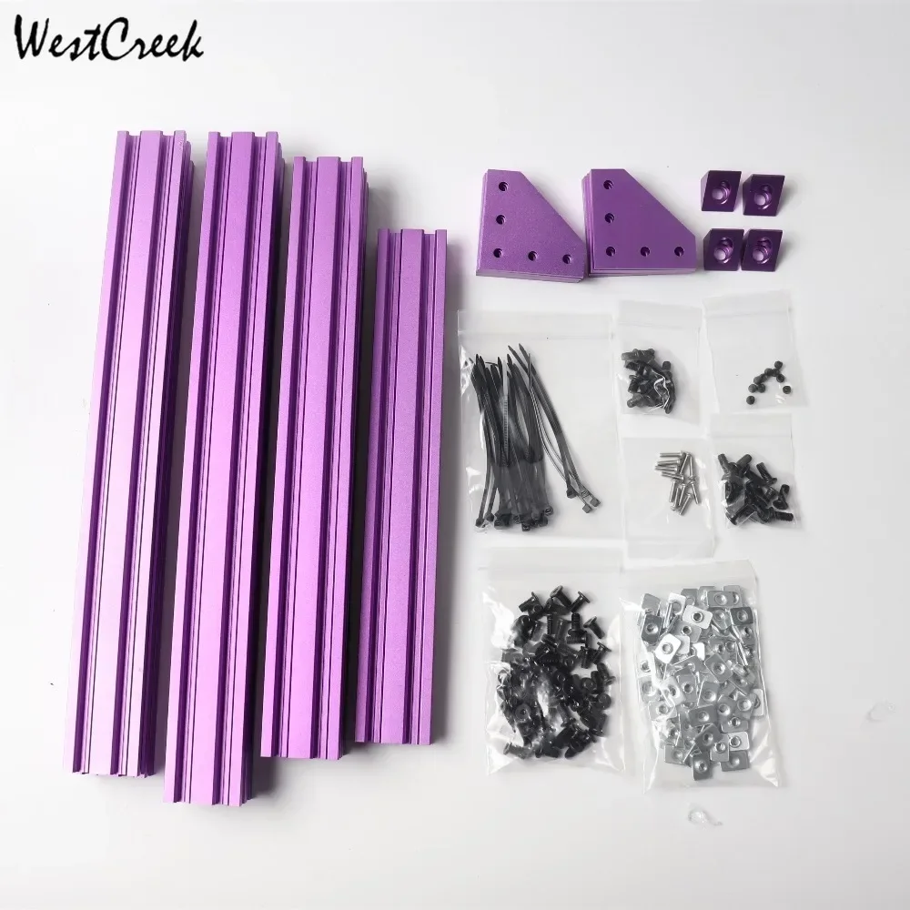 1Set 2040 V-SLOT Aluminum Extrusions for Prusa I3 MK3 Bear Upgrading