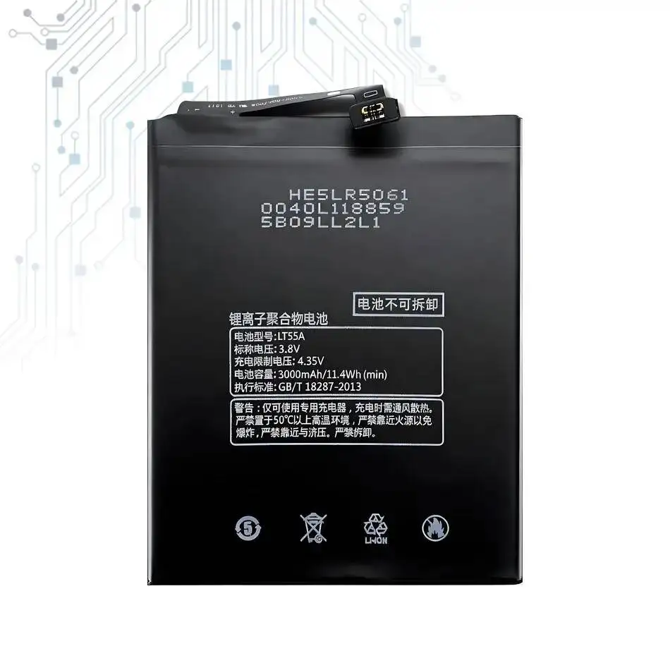 Handy-Akku für Leeco Letv LE One Pro X800, zuverlässiges Netzteil LT55A, 3000 mAh