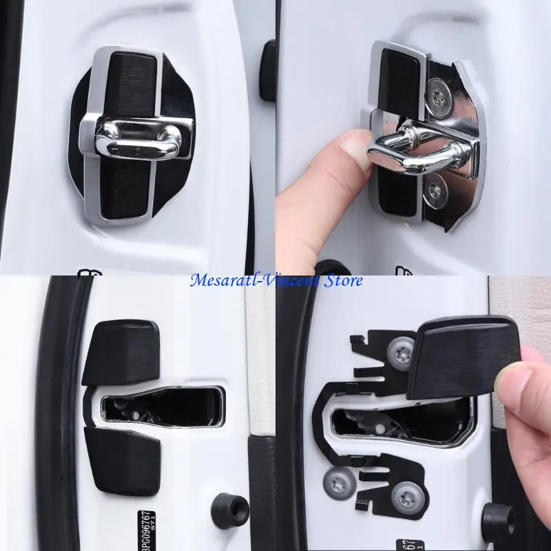 A70F Standard Auto Tür Stabilisator Schloss Abdeckung Anti Lärm Regler Sound Control Einfache Für LS LX RX UX Die meisten – Detail 4