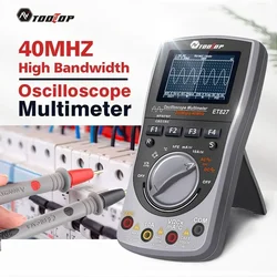 TOOLTOP ET827 40MHz  Digital Oscilloscope Multimeter 2in1 200Msps/S Sampling Rate T-RMS Multimeter Electronic Measurement Tools