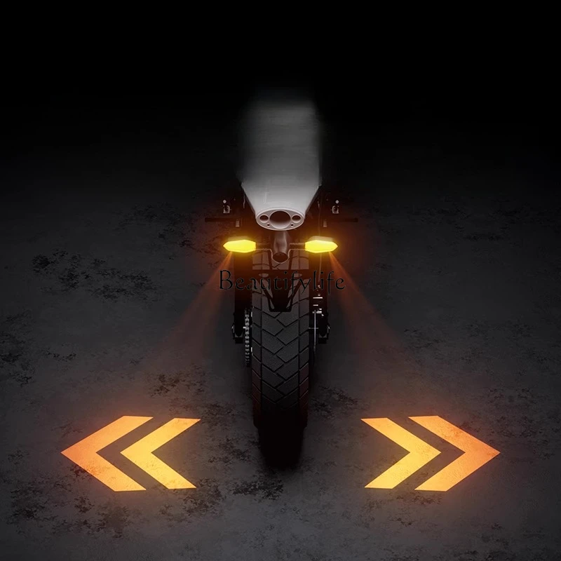 

Electric motorcycle steering projection light changed to decorative Symphony warning anti-rear-end turning light