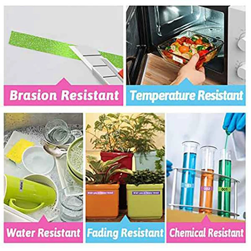 18Mm TZC Label Ribbon Label Printing Paper For Brother Labeling Machine Printer Label Sticker Label Tape-AC47