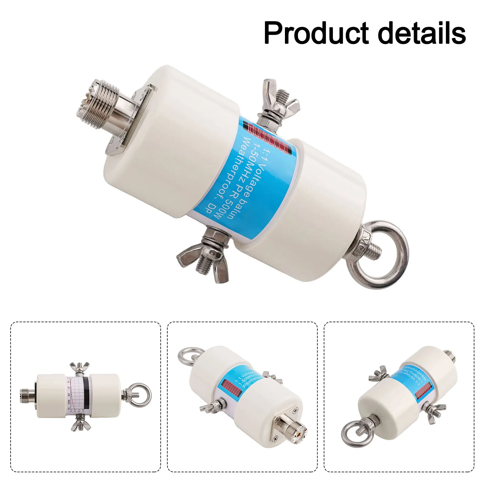 Particular Brand New Duable High Quality Voltage Balun 87*45mm Accessoties Continuous High Frequency Service So-239