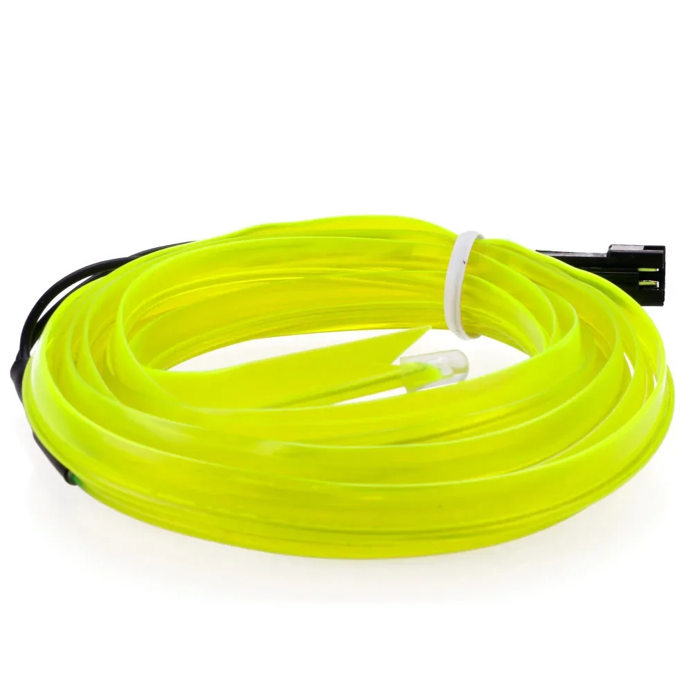 1m 12V LED Auto Licht Lampe Auto Innen dekorative Atmosphäre Drahtst reifen – Detail 25