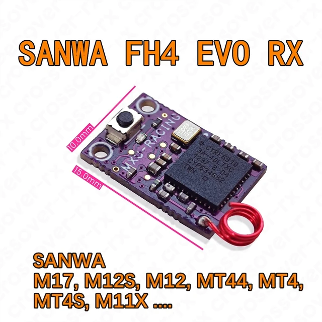 Weanwaトランスミッター用の新しいMINI-Z fh4受信機,RX-SANWA,# mxo,MR-03,新規 - AliExpress