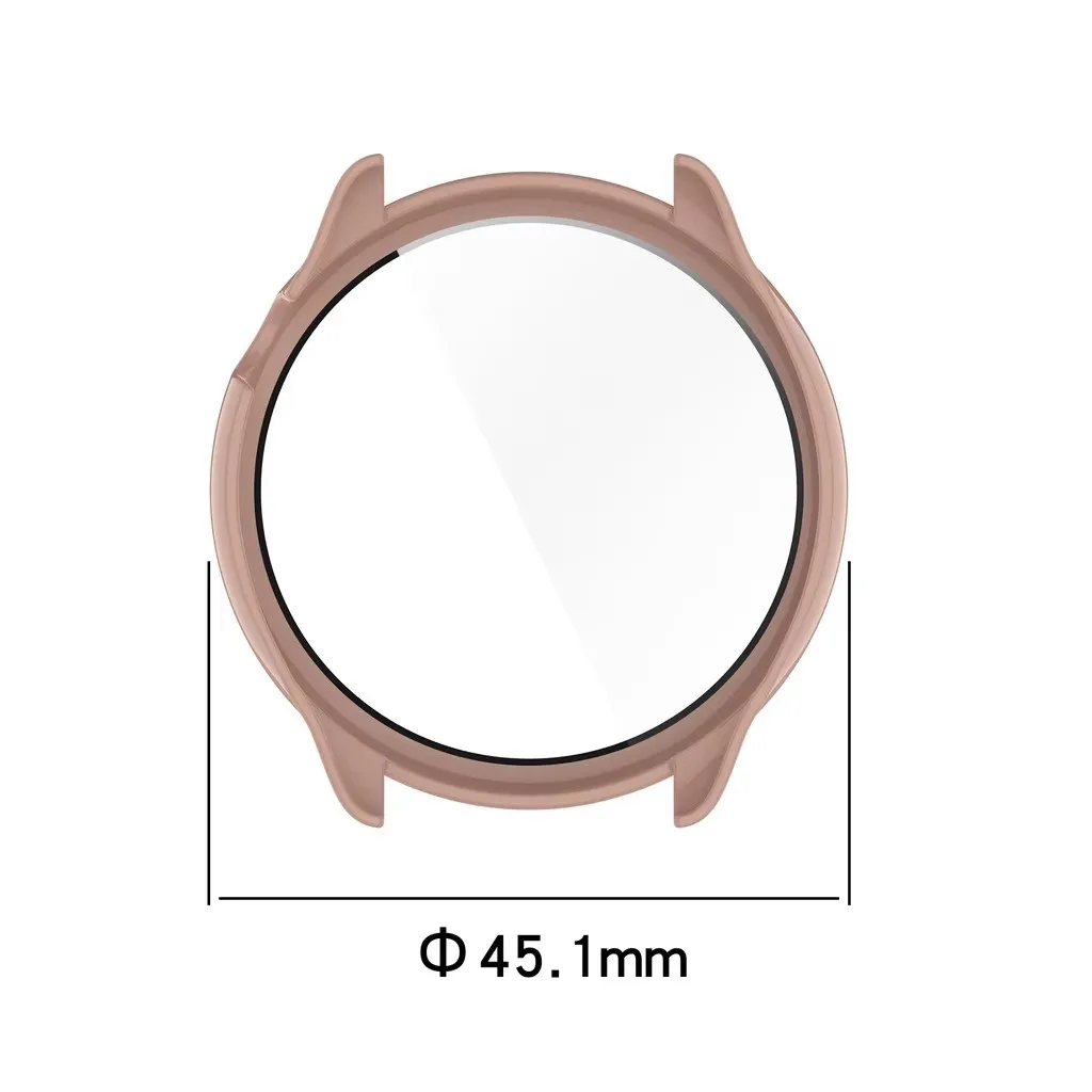 For Huami Amazfit GTR Mini Protective Bumper Hard Full Edge Glass Screen Protector Case Cover Shell Frame
