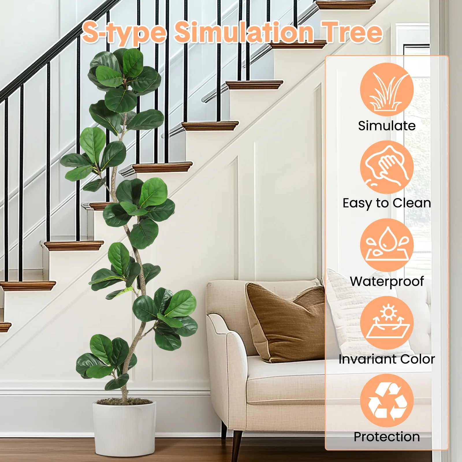 شجرة التين الاصطناعية الواقعية - مراجعة Fiddle Leaf Fig وسعره