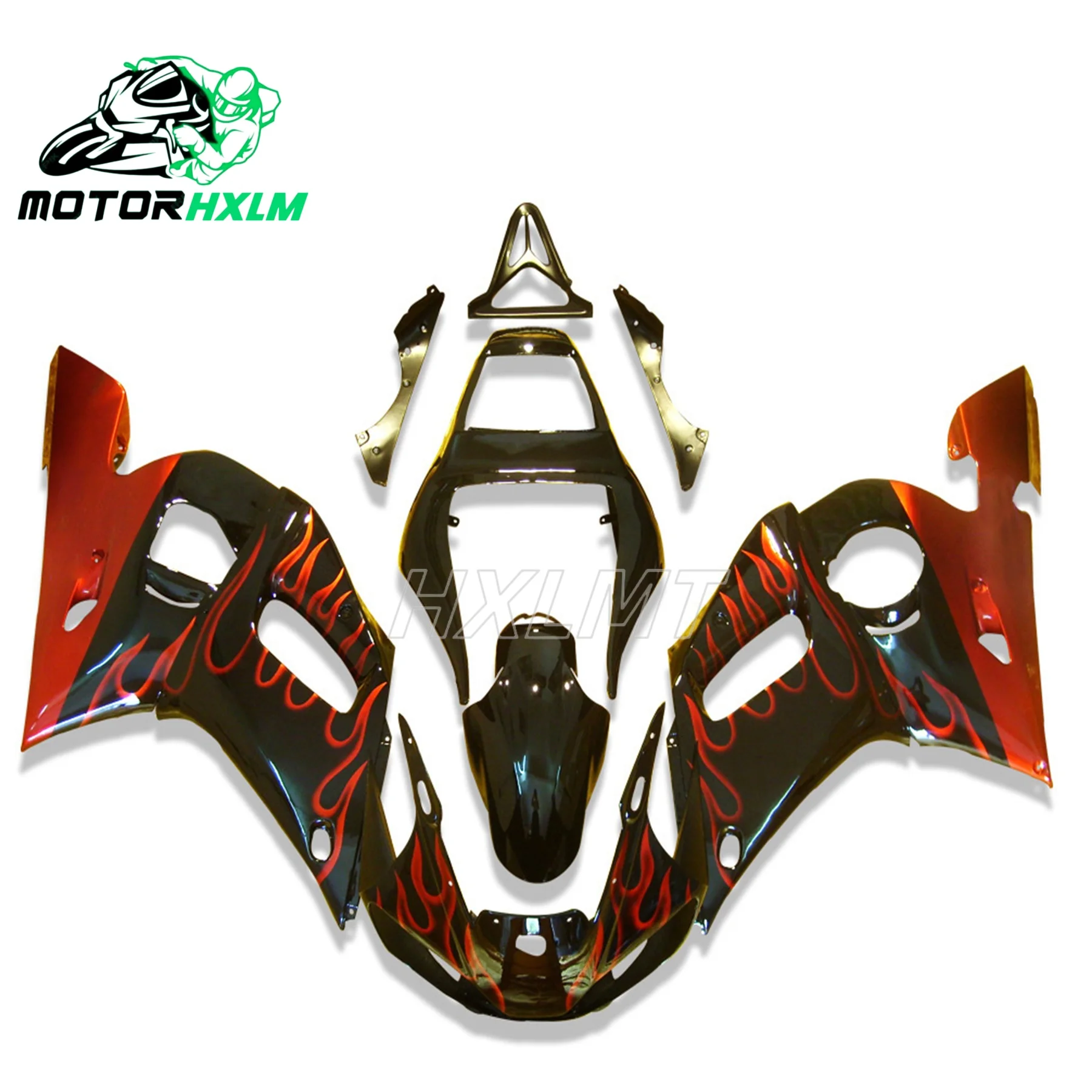 

Prime Fairing Kit for Yamaha YZF R6 1998 1999 2000 2001 2002 Blue Black Fairings Set R6 98 99 00 01 02 Motorcycle Accessories