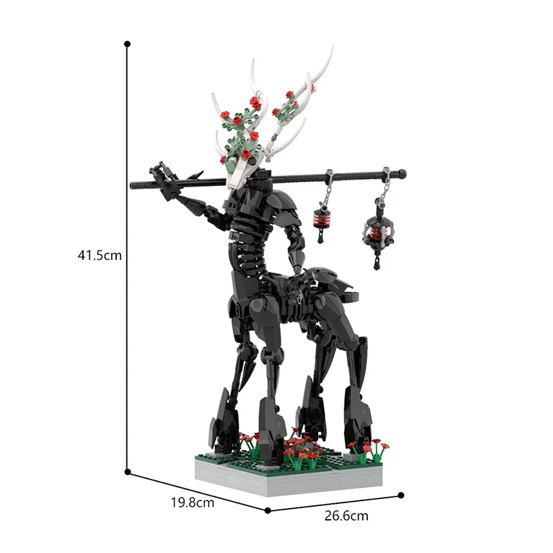 Grims Reapers Elves Elk Centaur Building Block Classic Movie Terrifying Monster Bricks Model Building Toy Kids ornaments Gifts