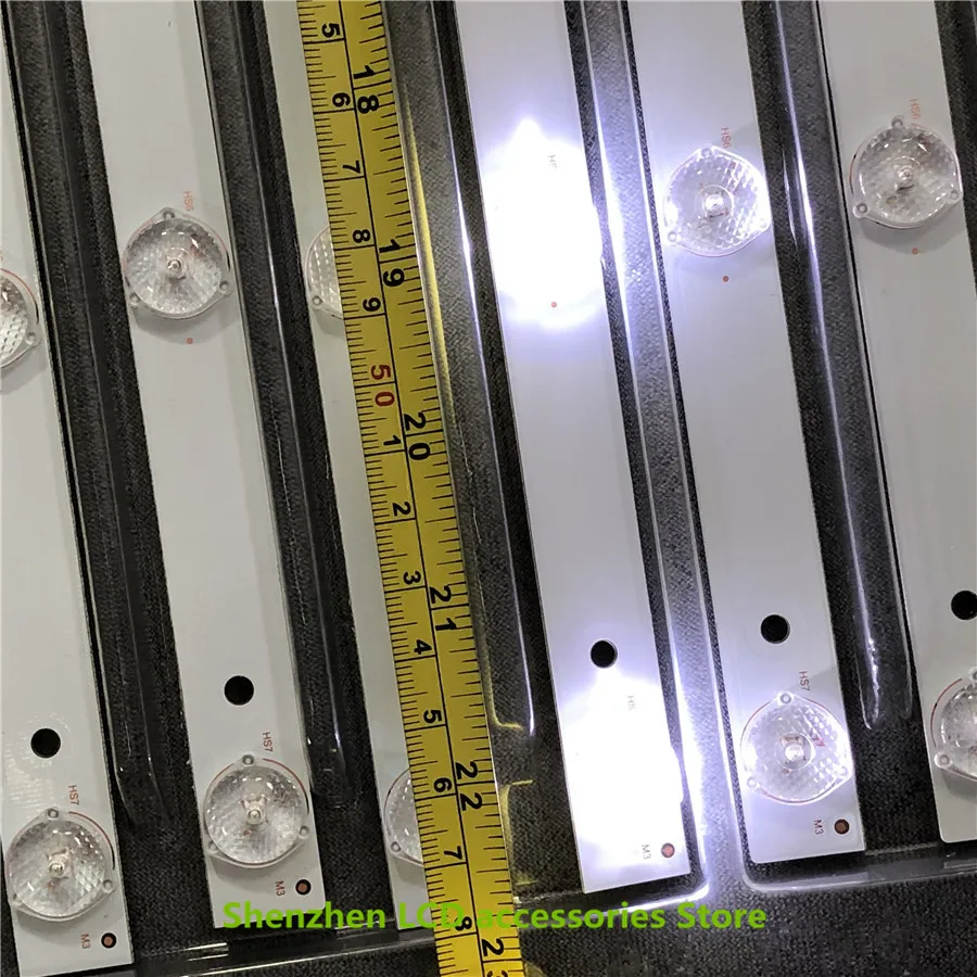 20 шт./лот для ЖК-дисплей ТВ подсветка бар 58 см 7 светодиодов 1LED = 3V 100% новый