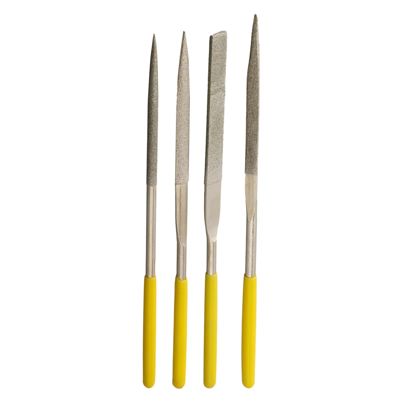 Reliable Precision For Grinding Ultra Thin Flat File Set 4pcs Assorted Cutter Tools for Improved Work Efficiency
