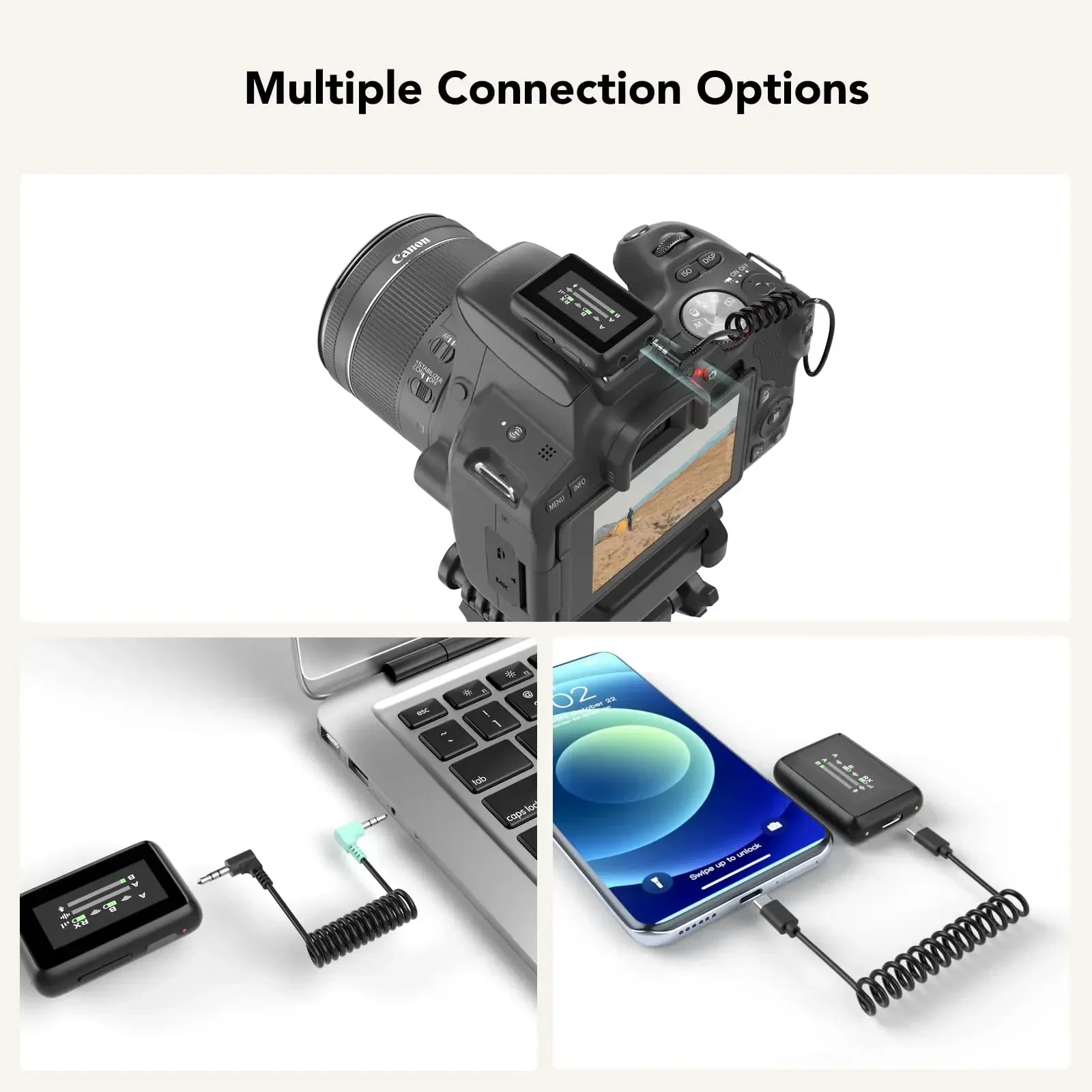 2025Nearstream Dual Wireless Lavalier Microphone Microphone Lavalier Sans Fil Lavalier Microphone For Iphone